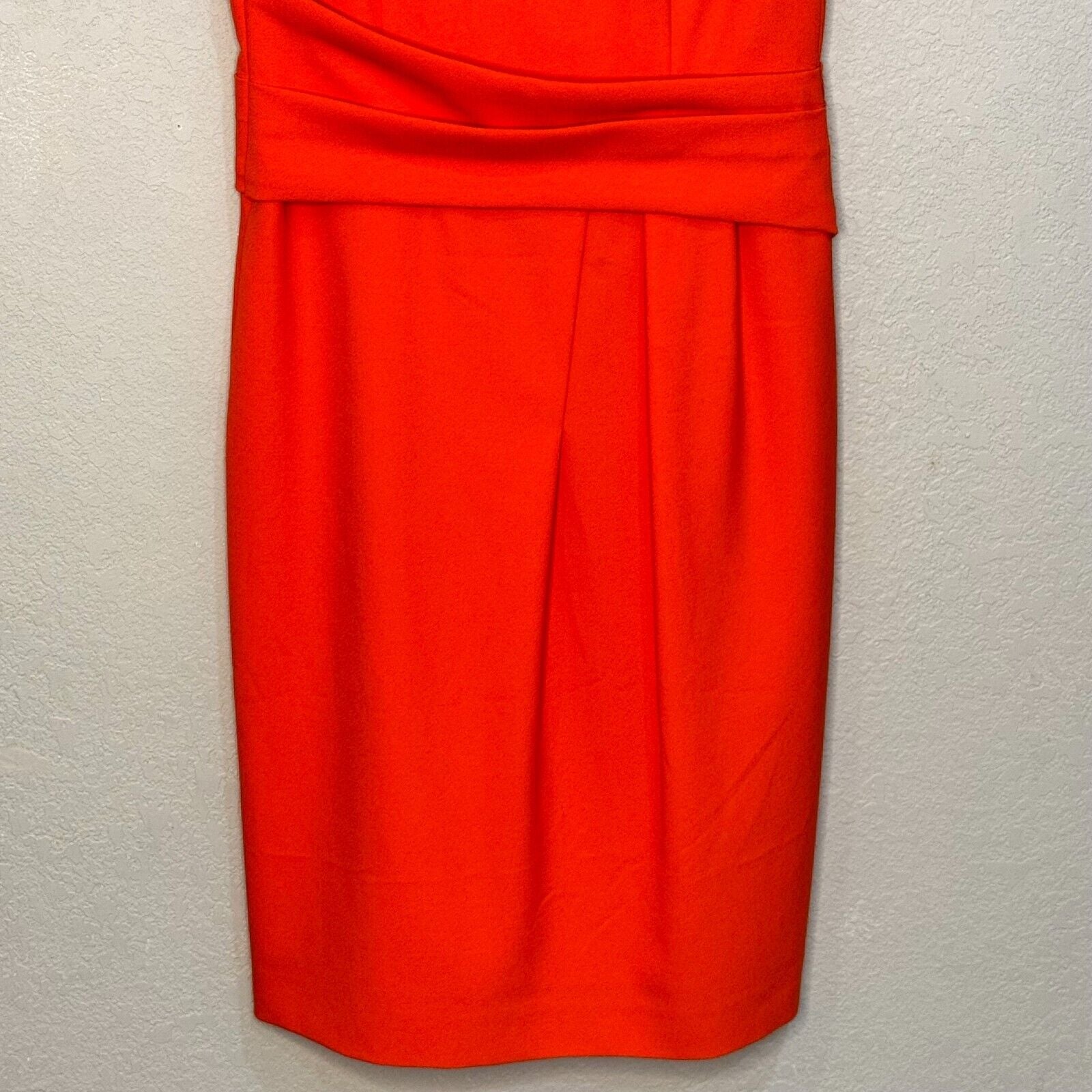 St. Emile Orange Sheath Dress Size 4 NEW $495