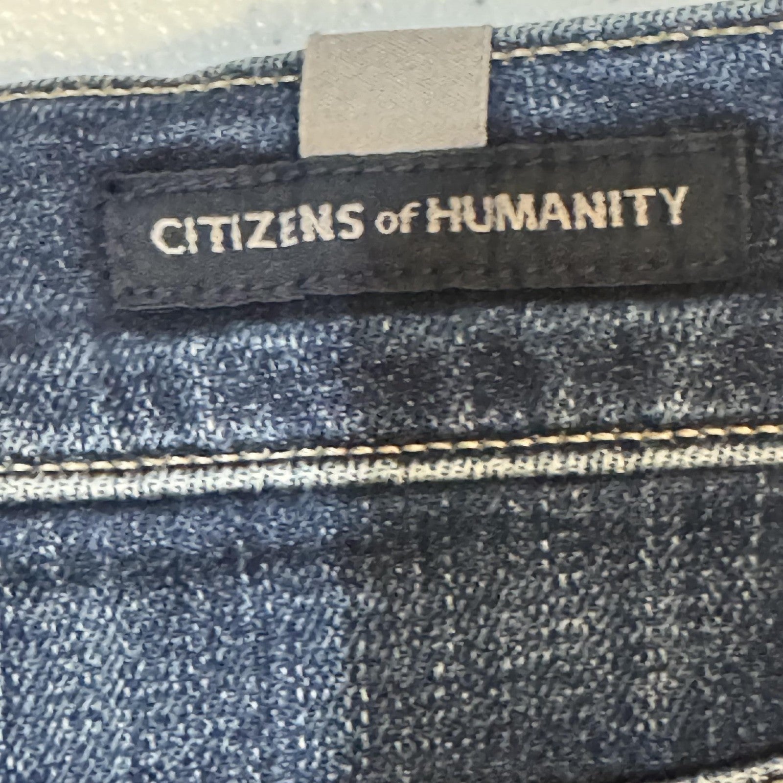 Citizens of Humanity Emerson Jeans Womens 27 Blue Slim Boyfriend Distressed USA