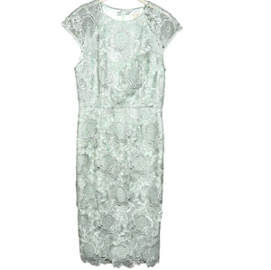 Ted Baker Raenna Lace Fitted Midi Dress Cap Sleeve Approx Size 4 - 6 TB 2