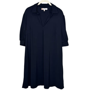 Jude Connelly Black Dress Size Large Emerson Jude Cloth Short Sleeve Collared