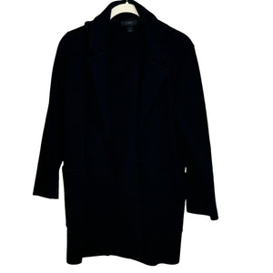 J. Crew Black Open-Front Cardigan Sweater Blazer Size Small