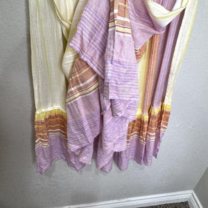 Jen's Pirate Booty Skirt Size Small Carnival Lia Maxi Boho Tiered Striped India