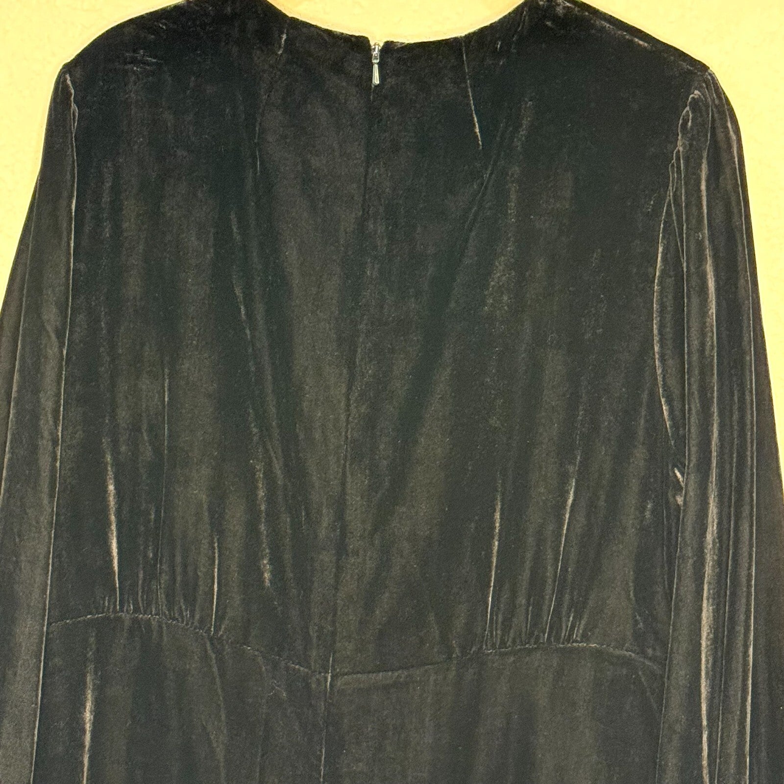 REISS NEW Bianca Black Velvet Mini Dress US Size 10 $345