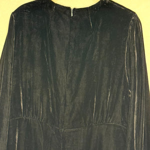 REISS NEW Bianca Black Velvet Mini Dress US Size 10 $345