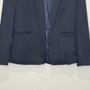 J Crew Going Out Blazer Womens 4 Black Open Front Work Office Suit Jacket