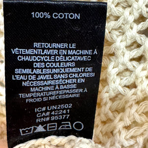 Sanctuary Open Knit Sweater Size Small Sandshell Cream NEW $89