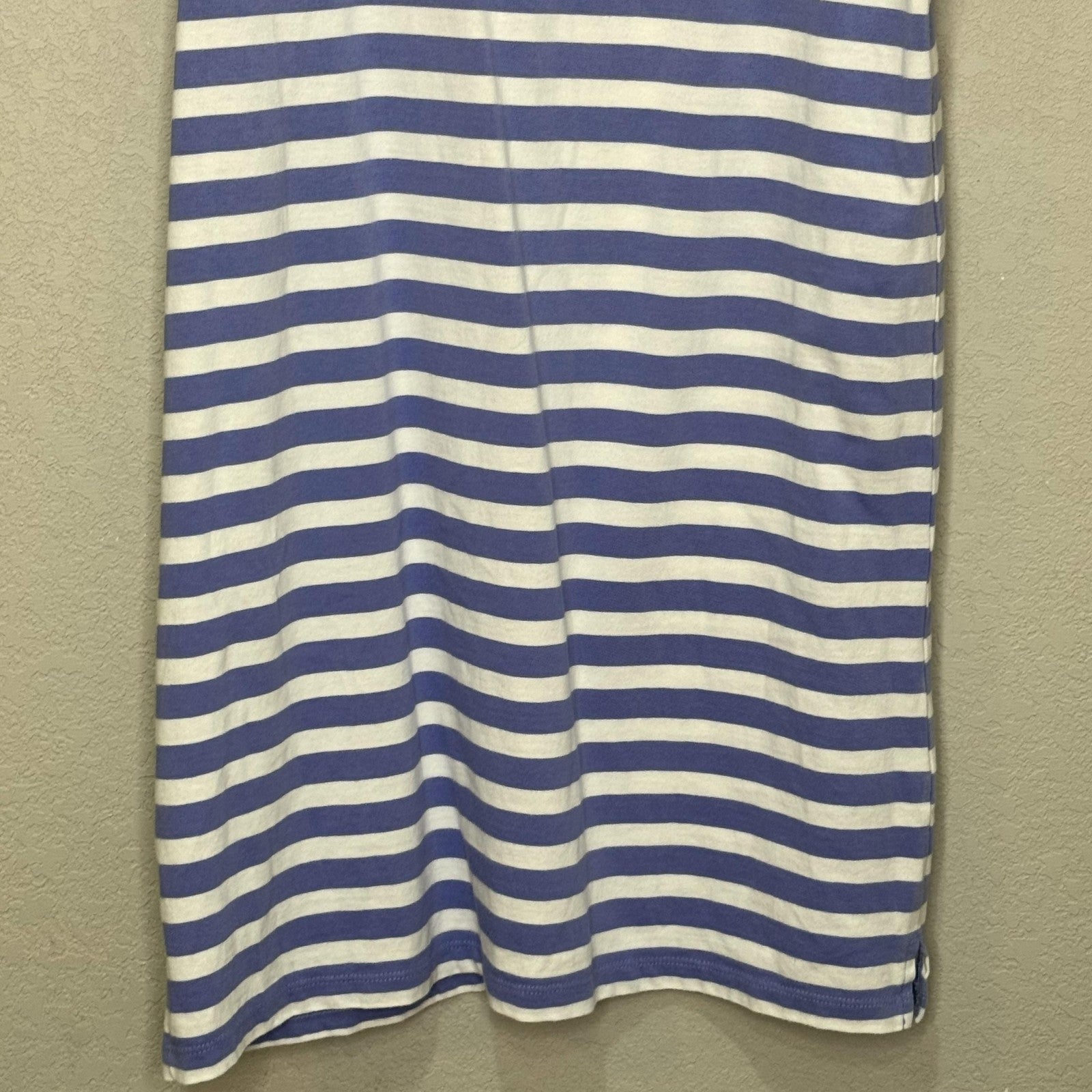 Z Supply Aya Sun Stripe Dress Medium Blue White Sleeveless Tank Casual Summer