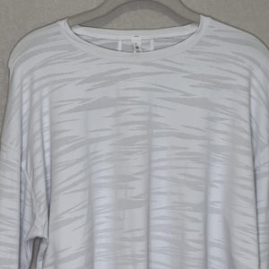 Lululemon Pullover Womens 6 Swiftly Tech Long Sleeve Crop Tiger Wave Lightweight