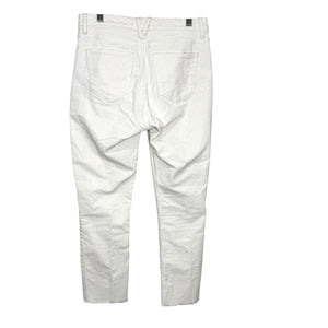 Vineyard Vines Pants Womens 28 Corduroy High Rise Ankle Raw Hem Ivory 2P001366