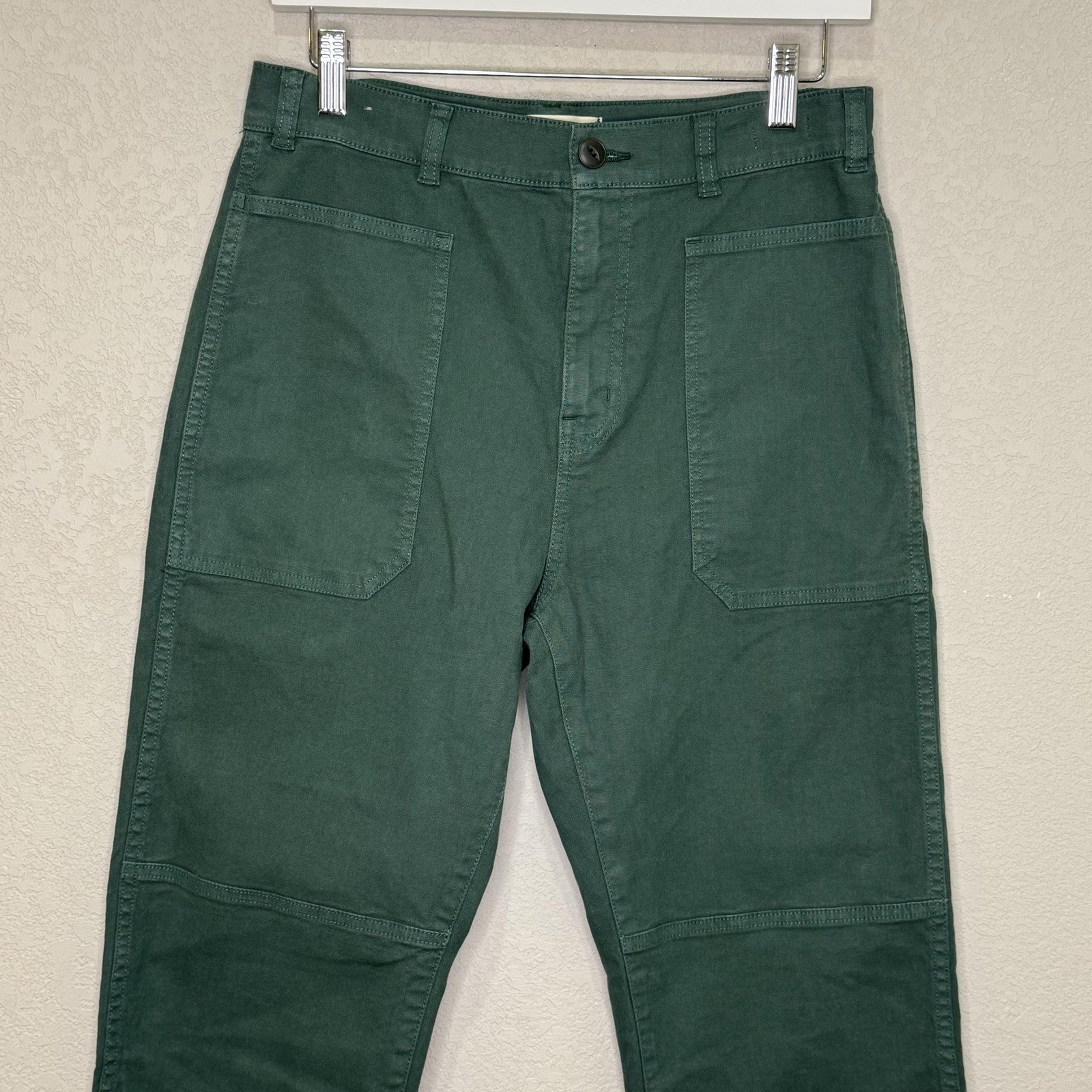 Madewell Pants Womens 28 90s Straight Utility Patch Pockets High-Rise
