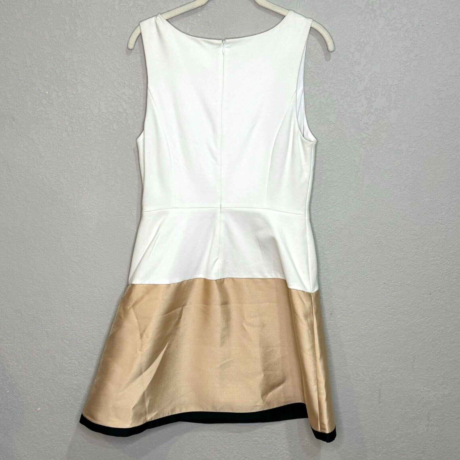 Anthropologie Maeve NEW Gold Dipped Sleeveless Mini Dress Size 8 $178