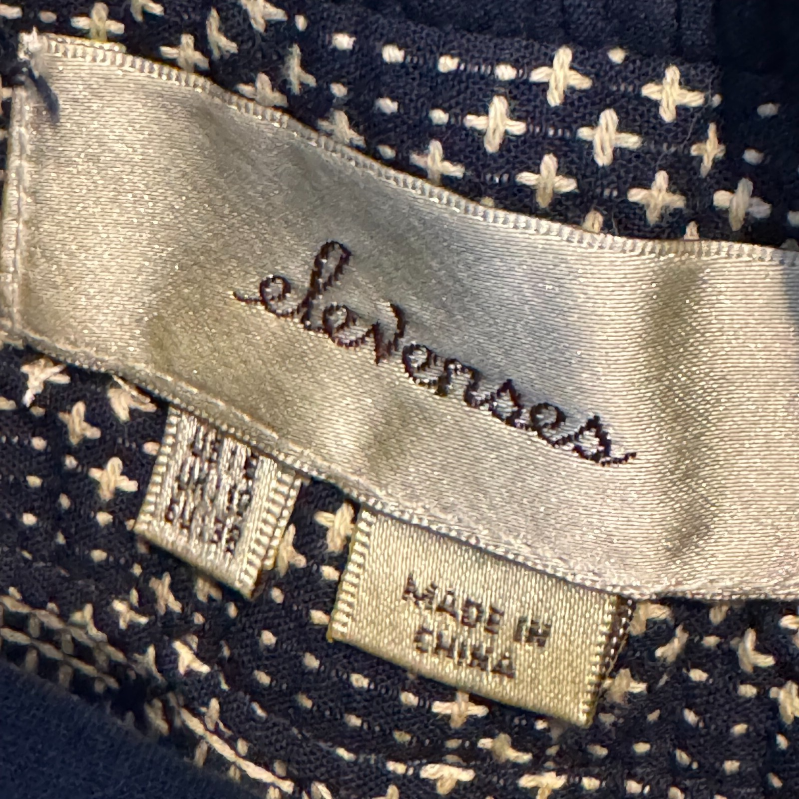 Anthropologie elevenses Remy Jumpsuit Size 6 Navy Blue Print Sleeveless Cotton