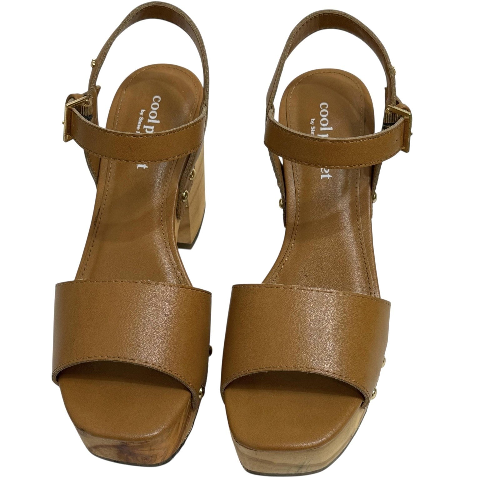 Cool Planet Steve Madden Shoes Womens Size 6.5M Platform Block Heel Sandals