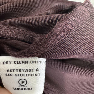 Diane von Furstenberg Dress Womens 8 Purple Sheath Stretch Sleeveless Career