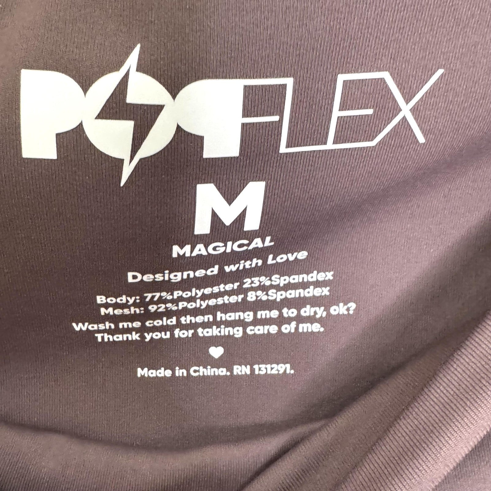 Popflex Skort Womens Medium Athletic Ruched Mesh High Rise Magical Skirt