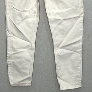 Re/Done Jeans Cream Ivory Size 27 NEW 90s High Rise Ankle Crop $225