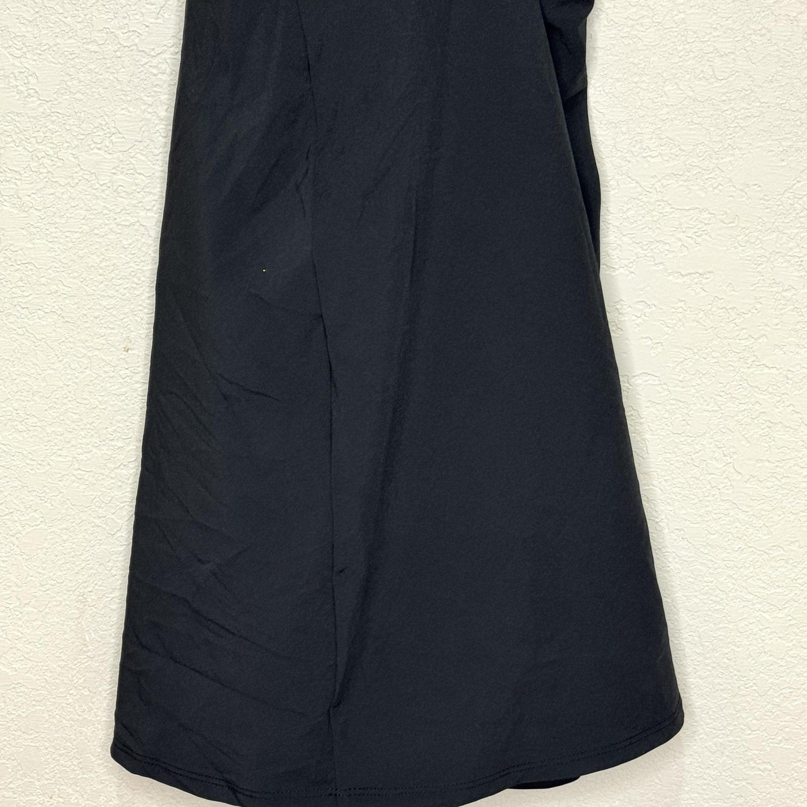 Abercrombie & Fitch Dress Womens Small Black White Trim Cutout Fit Flare NWT