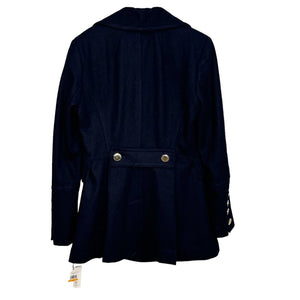 Calvin Klein Women's Navy Blue Double Breasted Peacoat Size Small New