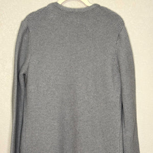 Pact Organics Knit Sweater Long Cardigan Coatigan Size Small / Medium Gray