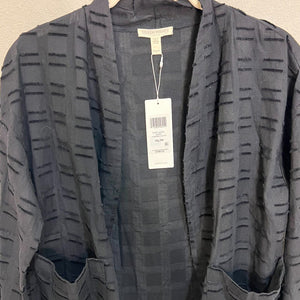 Eileen Fisher Black Soffo Kimono Jacket Topper Size Small Petite NEW $198