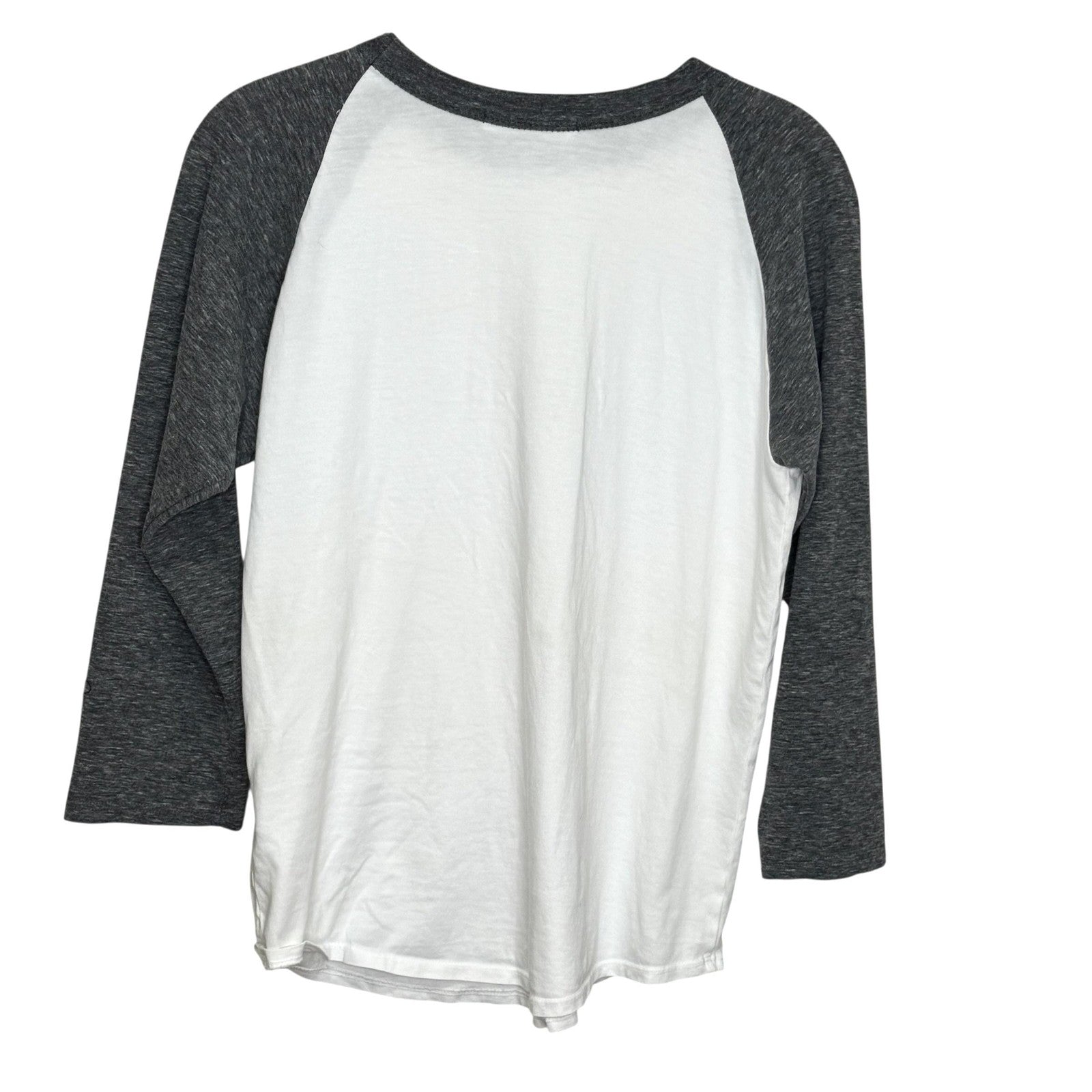 Perfectwhitetee Shirt Womens Small Raglan Baseball 3/4 Sleeve Supima Made USA
