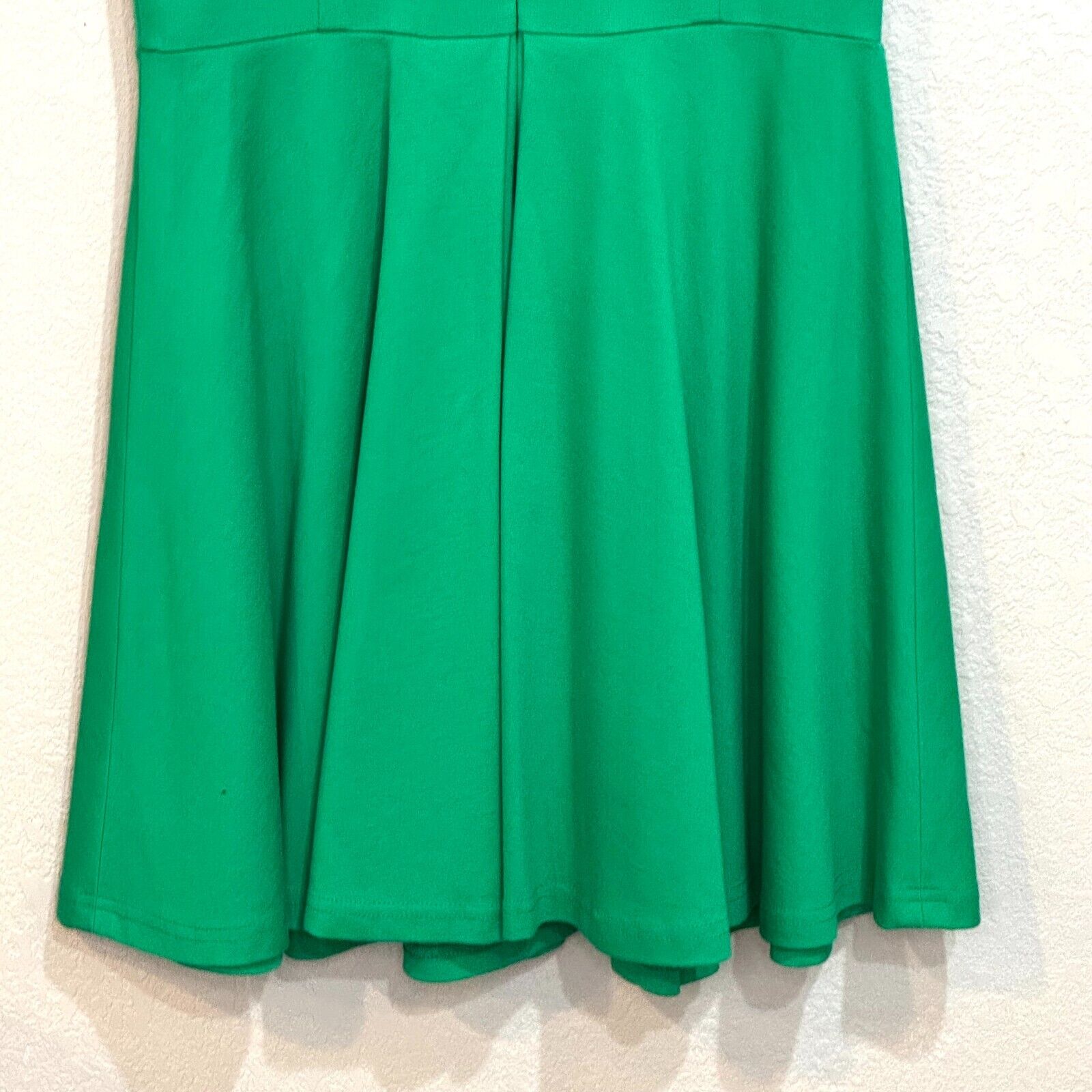 Amanda Uprichard Kelly Green Fit And Flare Sleeveless Mini Dress Size Medium