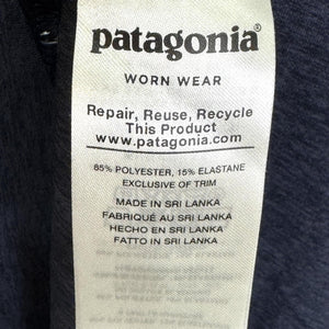 Patagonia Dress Womens Large Blue Nena Wrap Tank Sleeveless Summer Travel Lined
