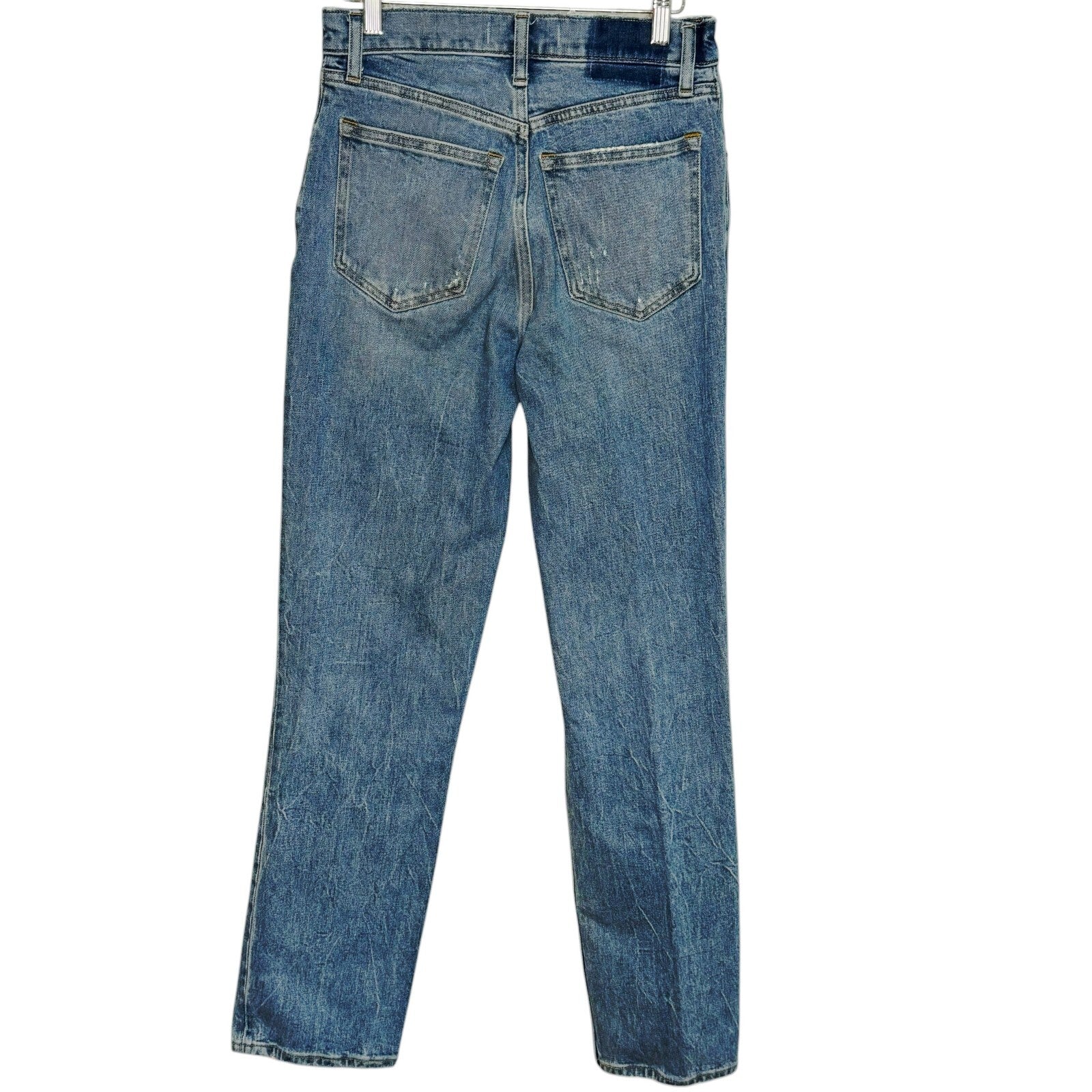 Abercrombie Ultra High Rise Jeans Size 26 Blue The 90's Straight