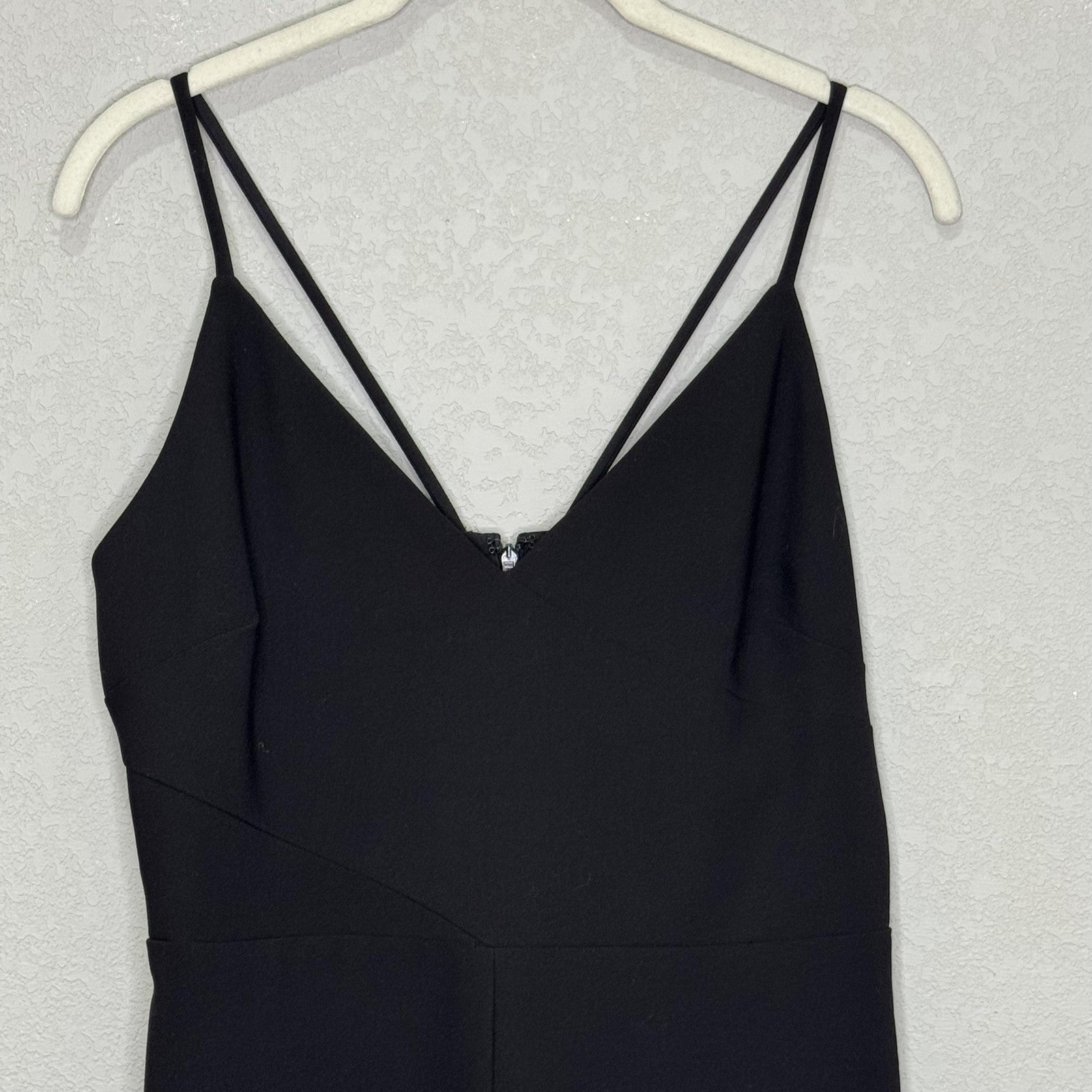 Likely Dress Size 8 Brooklyn Black Sleeveless V Neck Spaghetti Strap Midi Slit