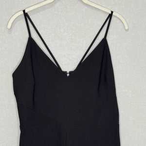 Likely Dress Size 8 Brooklyn Black Sleeveless V Neck Spaghetti Strap Midi Slit
