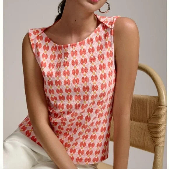 Anthropologie Maeve Mina Boatneck Tank Top Size Small
