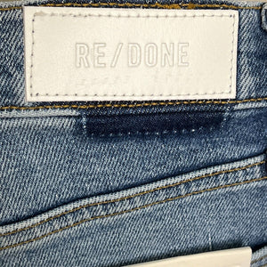 RE/DONE Jeans Size 30 NEW 90s High Rise Ankle Cropped Blue $265