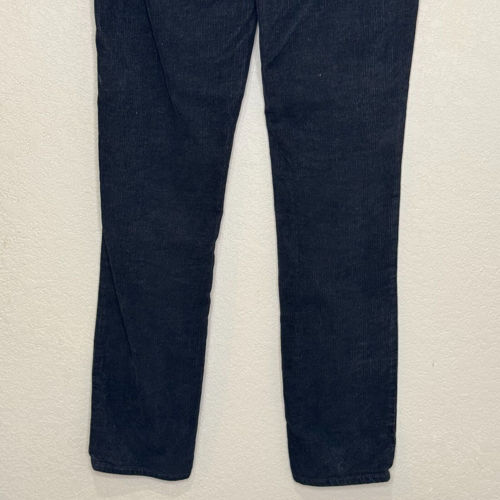 J. Crew Corduroy Pants Size 28 Black High Rise Skinny NEW