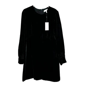 REISS NEW Bianca Black Velvet Mini Dress US Size 10 $345