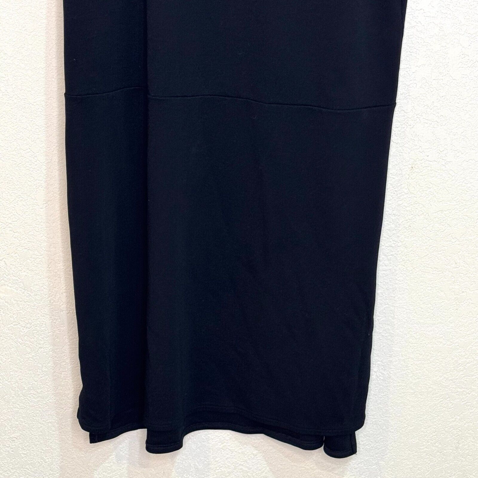 Eileen Fisher System Black Short Sleeve Dress Size Large