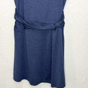 Patagonia Dress Womens Large Blue Nena Wrap Tank Sleeveless Summer Travel Lined