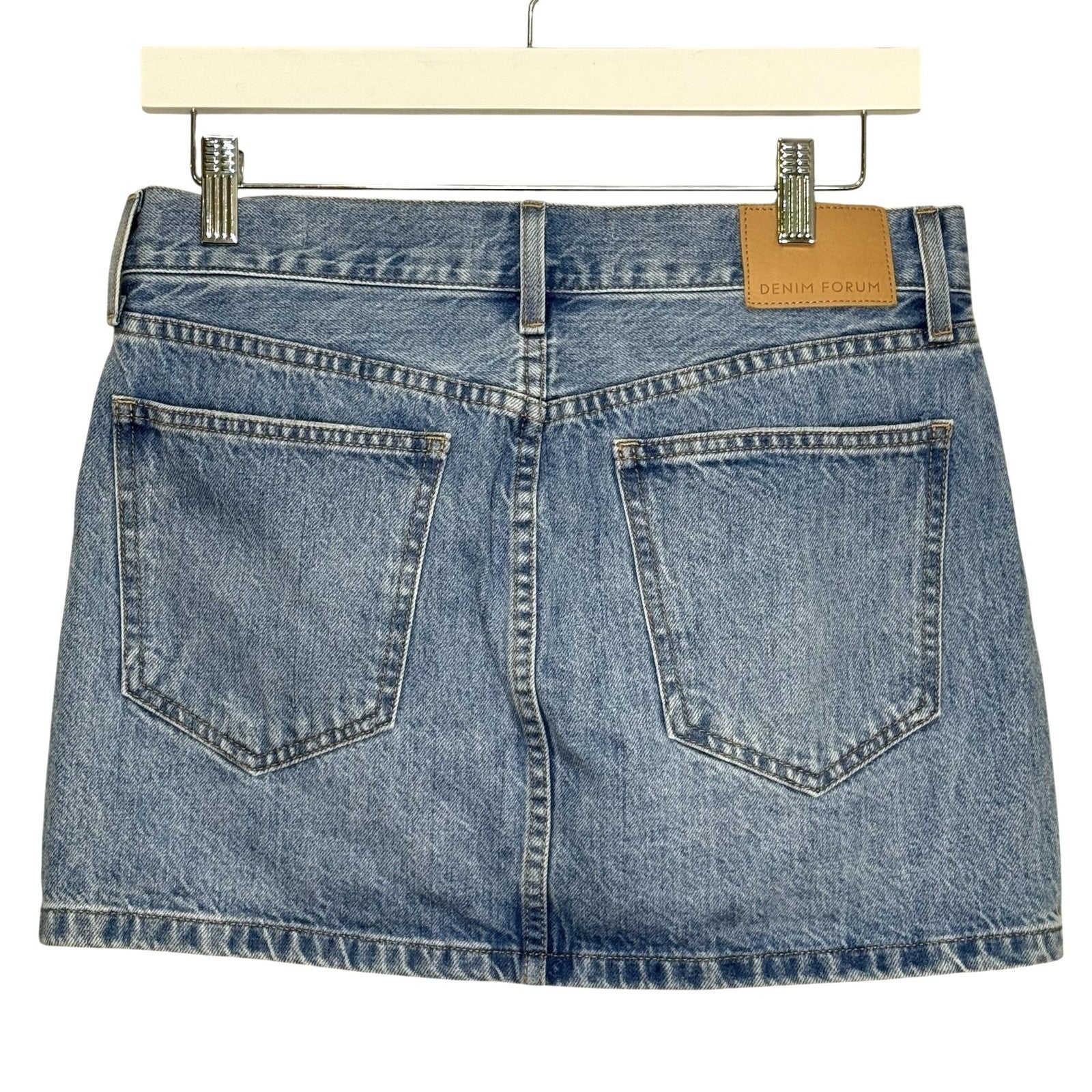 Denim Forum Skirt Womens 27 The 90s Ricci Mini High Rise Casual Vintage Style