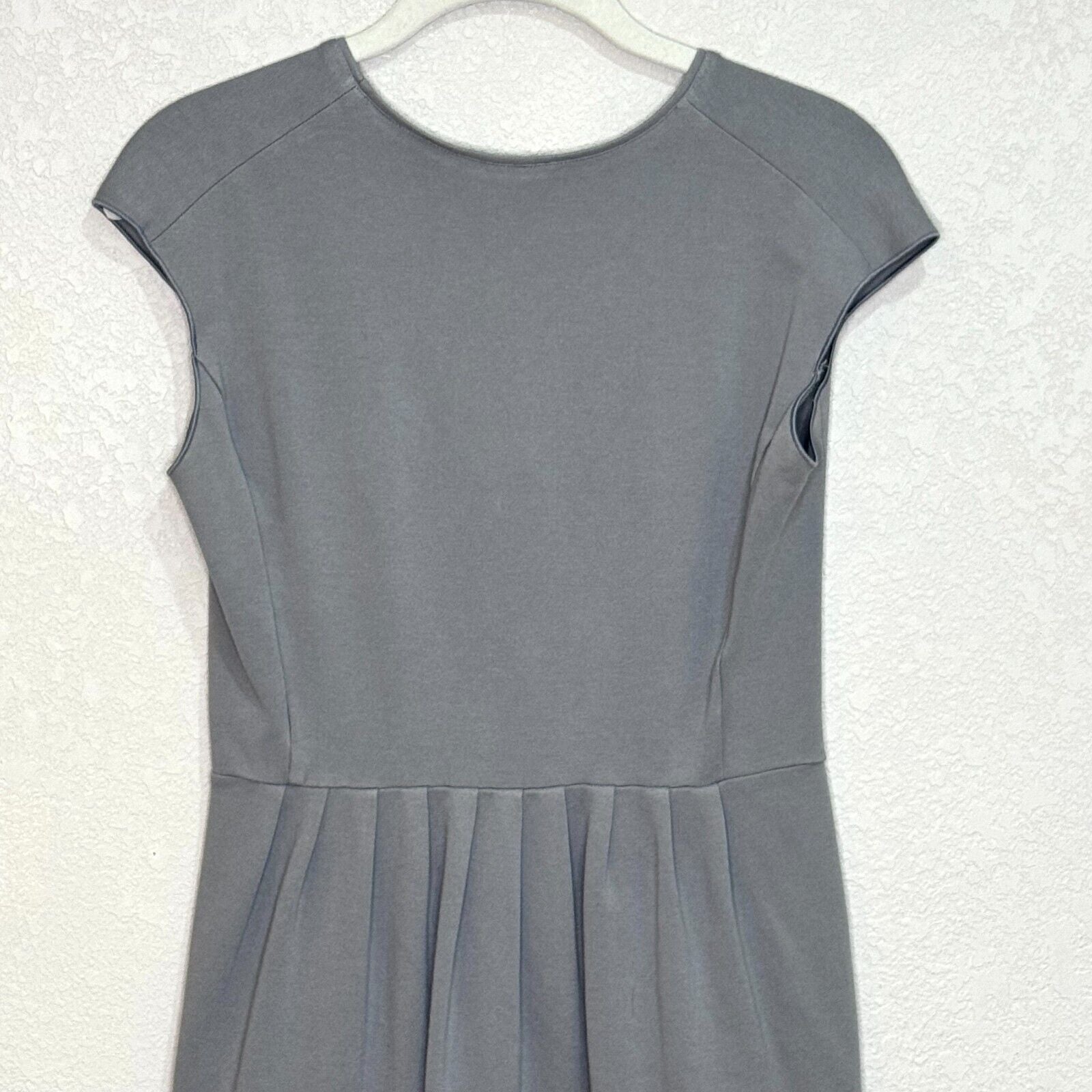 Emporio Armani Grey Cap Sleeve Jersey Dress Approx US Size 4 (40)