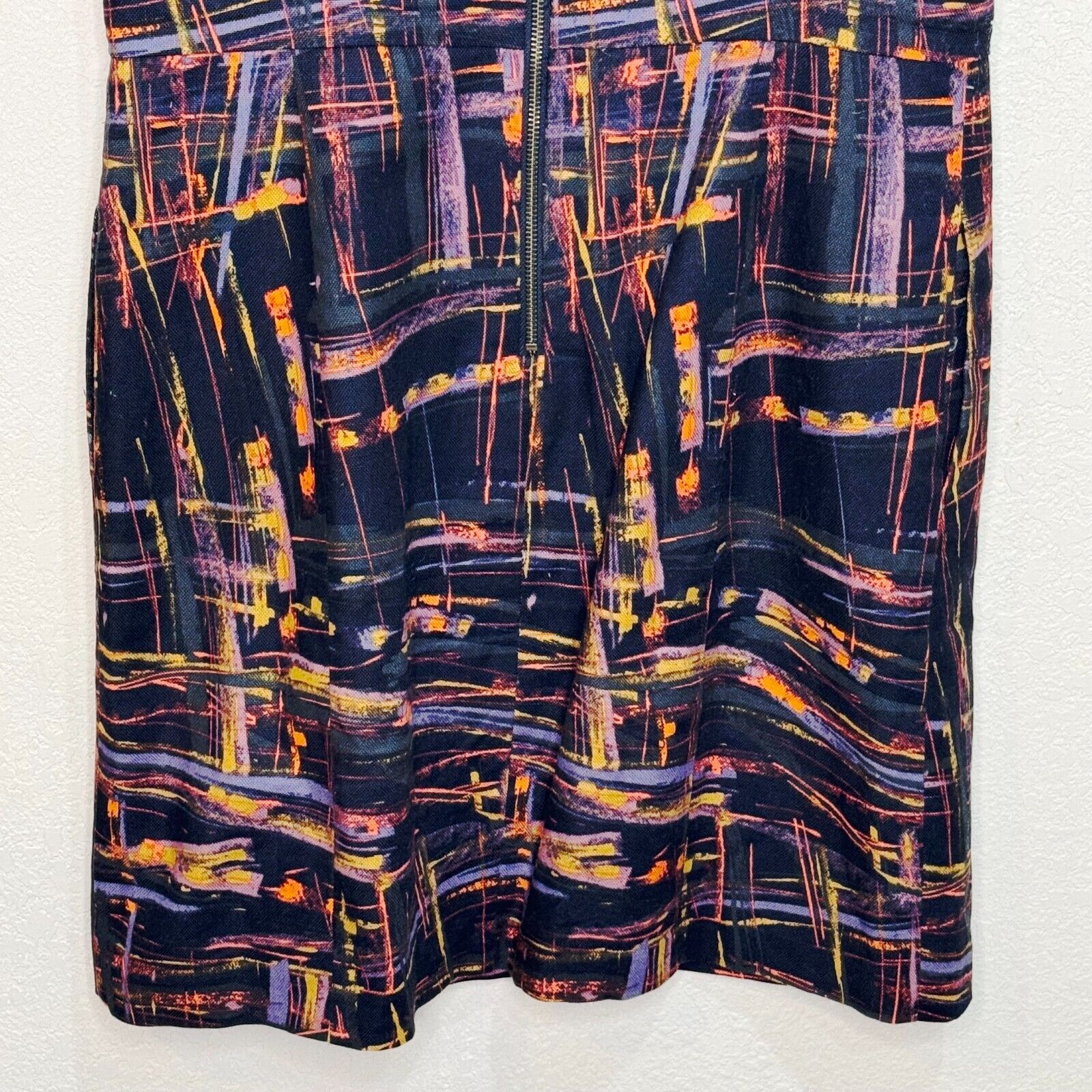 Anthropologie Tabitha Expressionist Abstract Sheath Dress Size 12