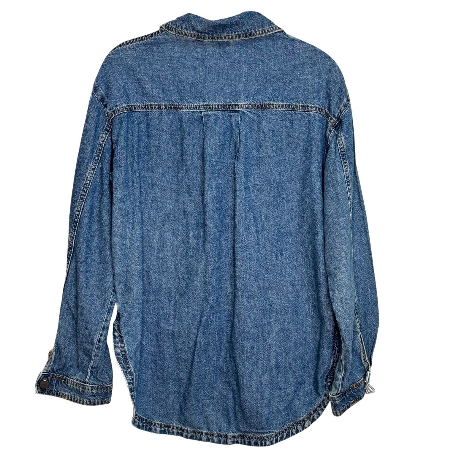 Anthropologie NEW Pilcro Denim Shirt Jacket Shacket Size XS $138