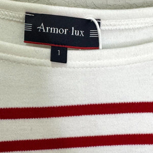 Amour-Lux Brenton Stripes Shirt Size Small (1) NEW Red White