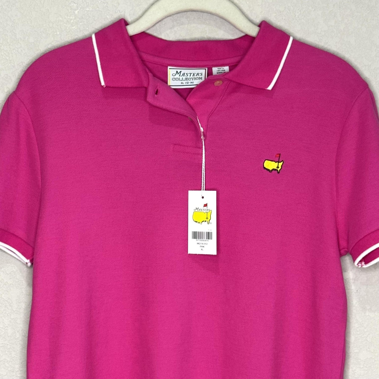 Masters Collection Polo Shirt Womens XL Augusta National Golf Embroidered
