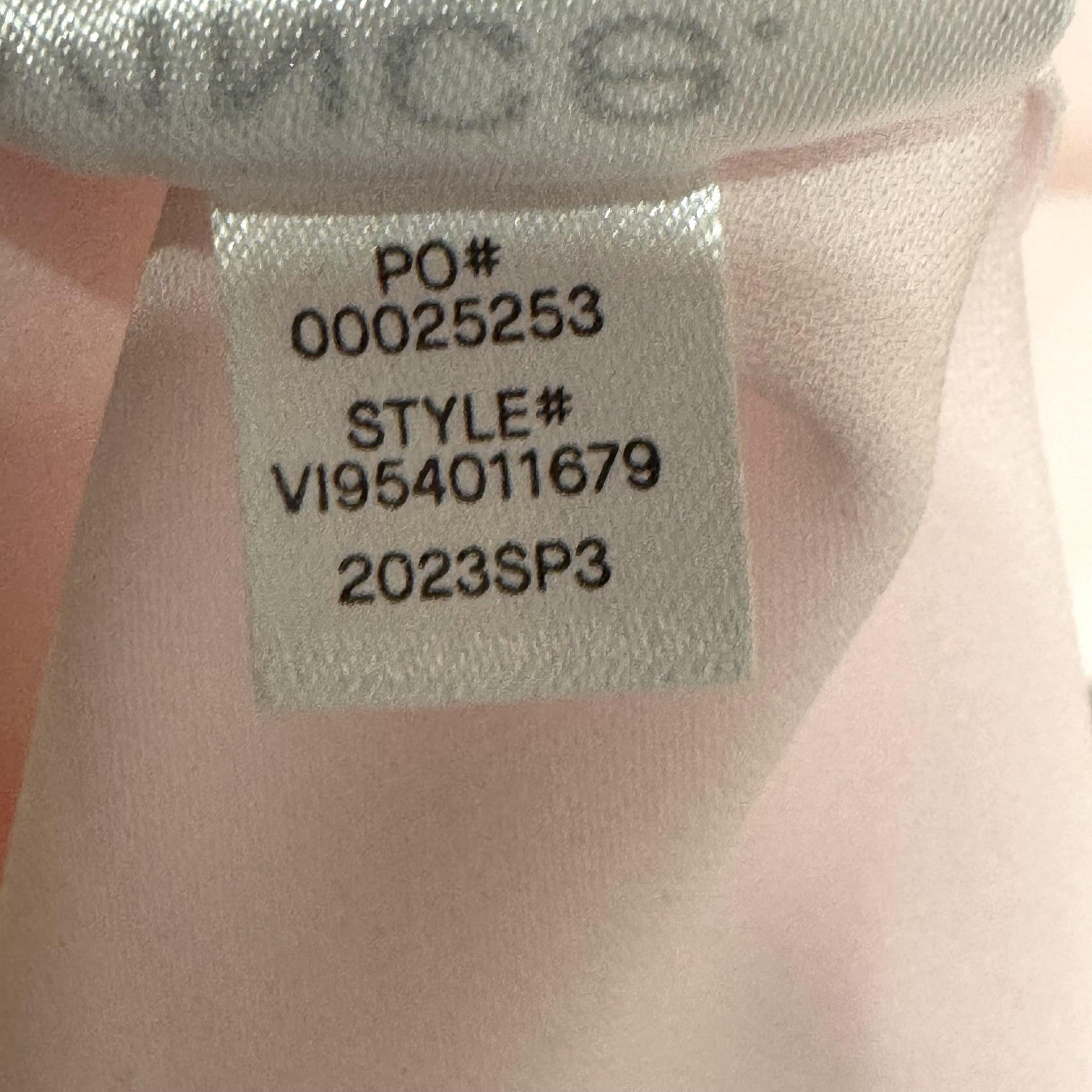 Vince Shirt Womens 3X Light Pink Silk Blend Button Down Long Sleeve Blouse Top