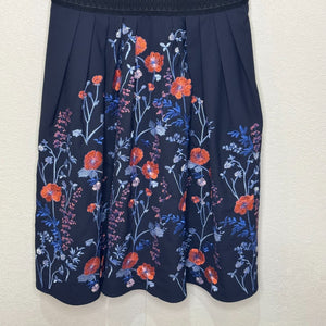 Foxidox Dress Size Medium Senna Embroidered Navy Blue Fit & Flare