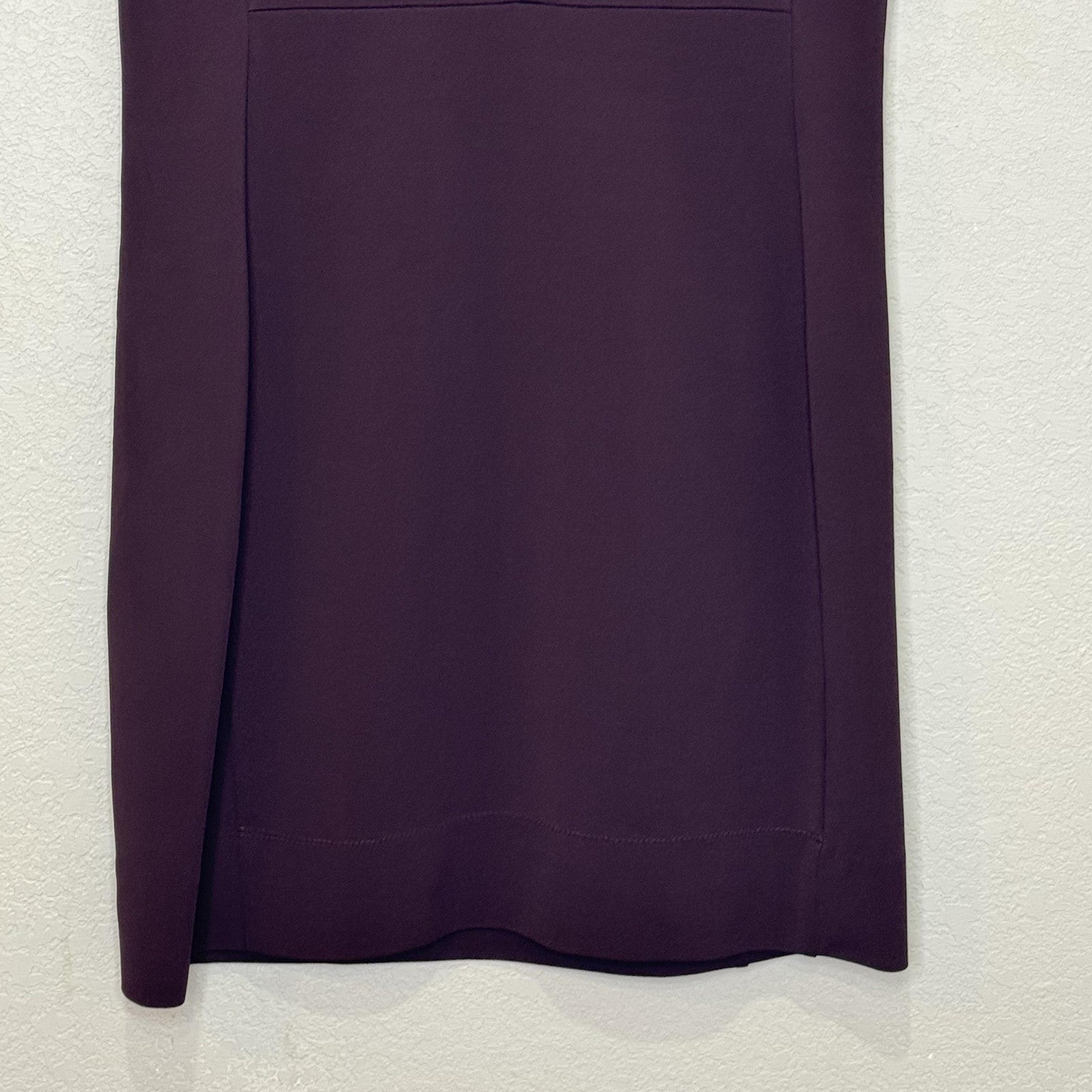 Diane von Furstenberg Dress Womens 8 Purple Sheath Stretch Sleeveless Career