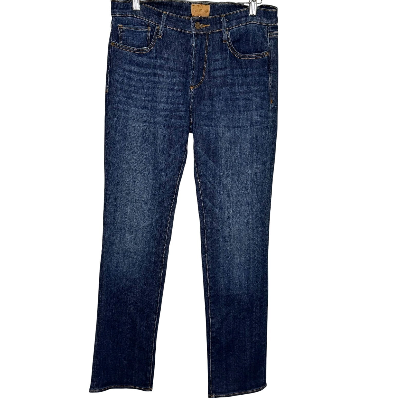 Driftwood Audrey Jeans Women's Size 29 Straight Fit Blue Denim Stretch Sundance