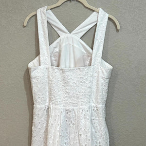 Lilly Pulitzer NEW White Eyelet Jenette Halter Midi Dress Size 6 $278