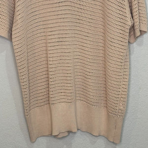 Varley Clayton Polo Beige Size Large