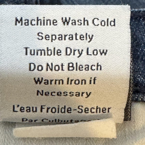 James Jeans Jeans Womens 29 Blue Hi-Lo Straight High Rise Stepped Hem Made USA