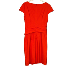 St. Emile Orange Sheath Dress Size 4 NEW $495